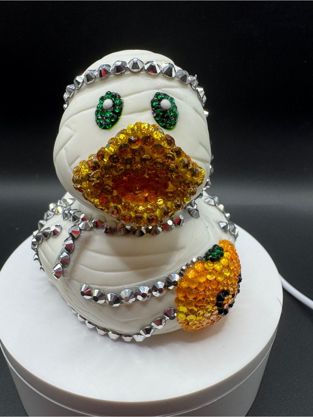 Hand Blinged Mummy Rubber Duck Jeep Ducking.